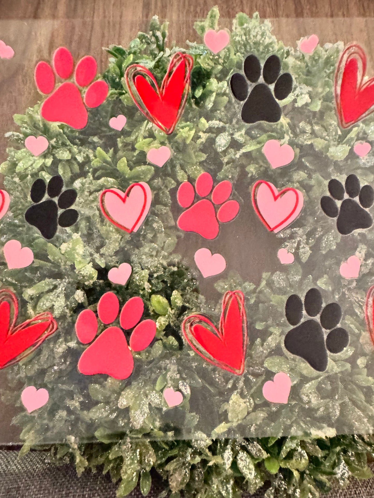 Valentines Paws Cup Wrap