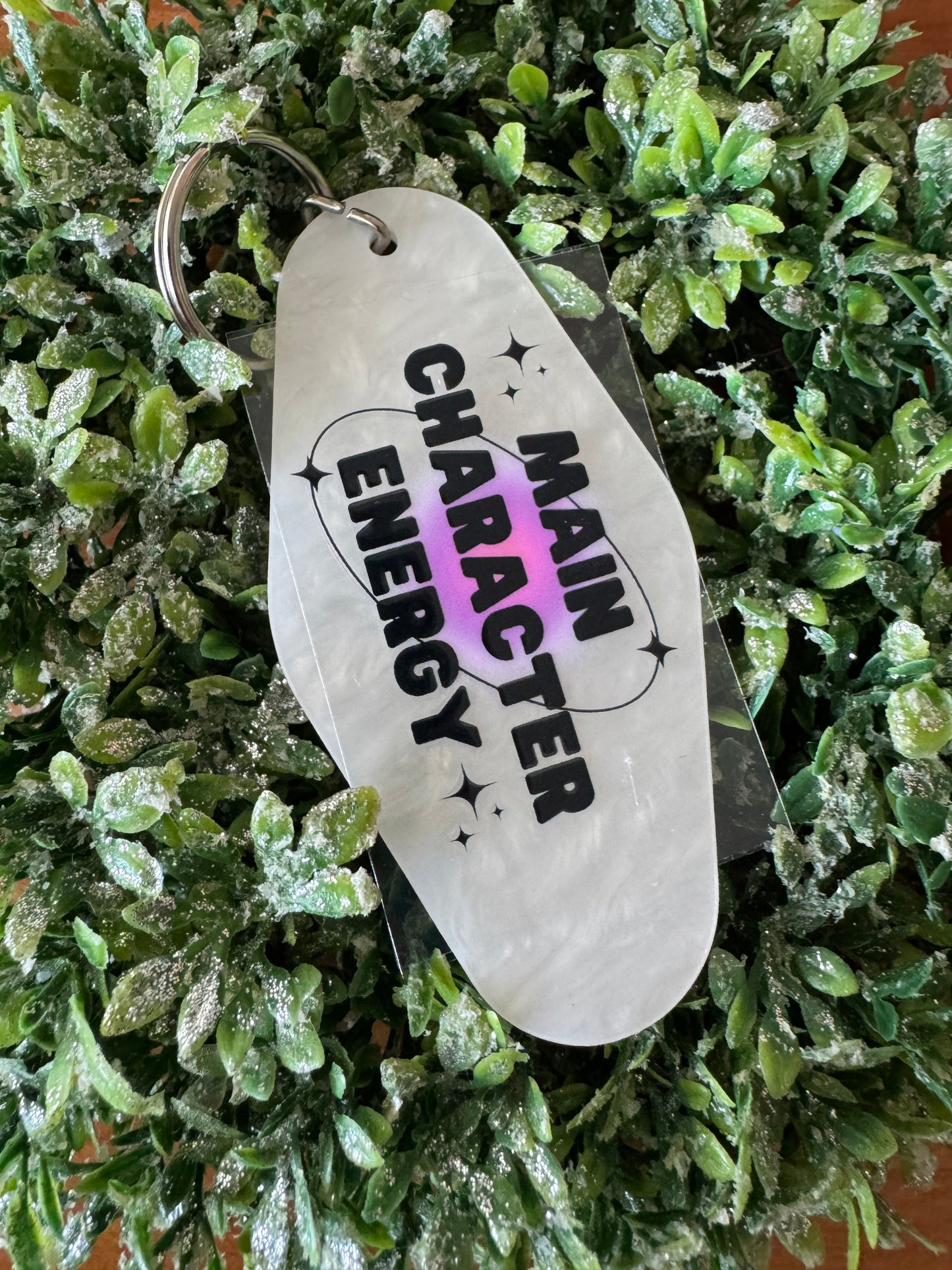 Main Character Energy Keychain Decal