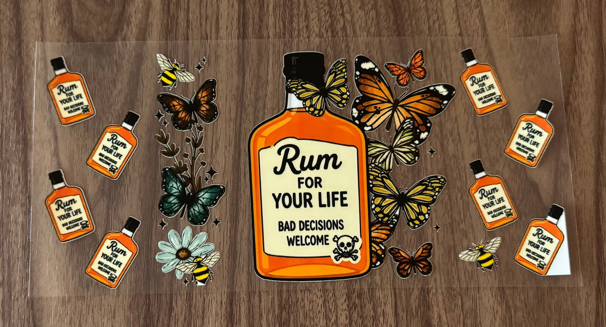 Funny Rum Cup Wrap