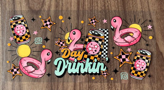 Day Drinkin Flamingo Cup Wrap