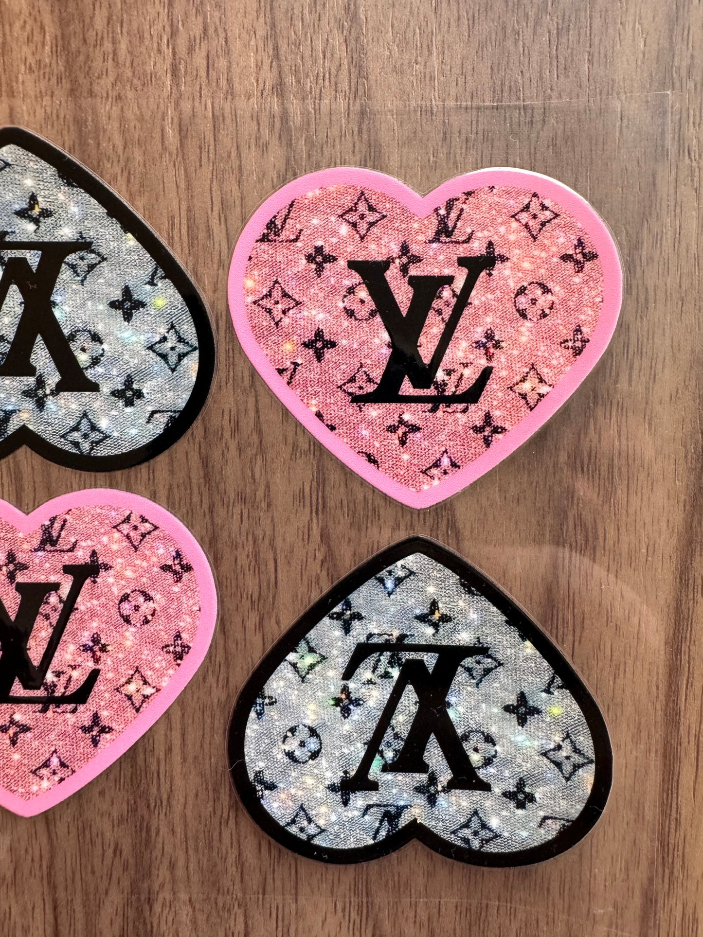 Loo Boujee Sparkly Hearts Cup Wrap