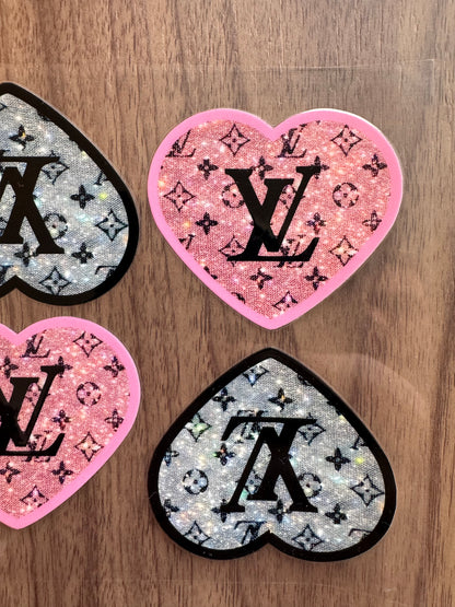 Loo Boujee Sparkly Hearts Cup Wrap