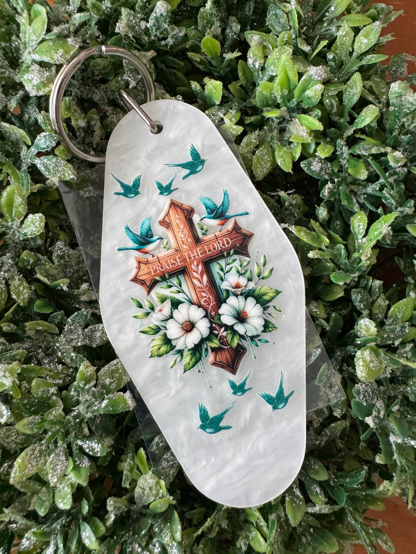 Praise the Lord Keychain Decal