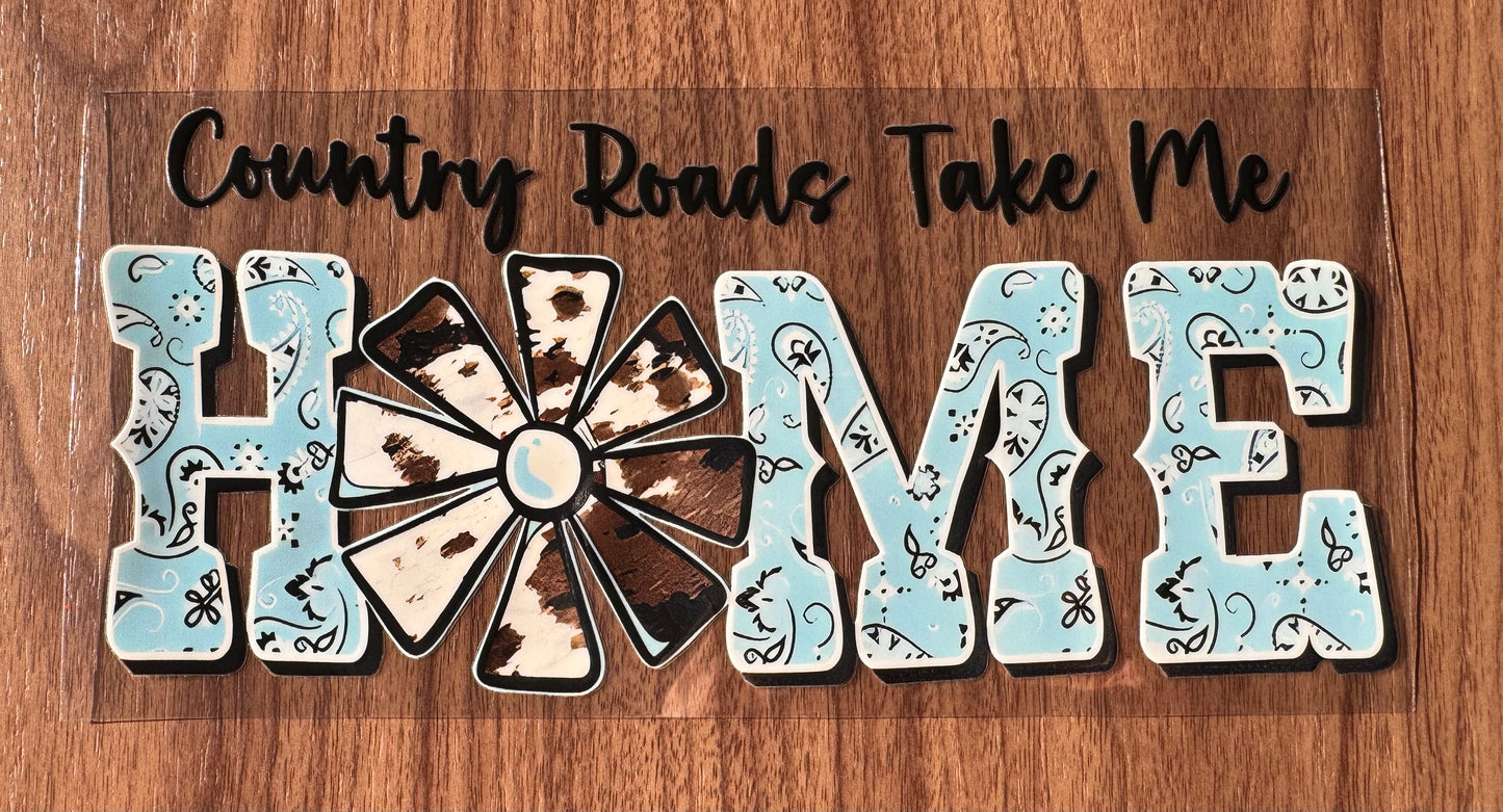 Country Roads Home Cup Wrap