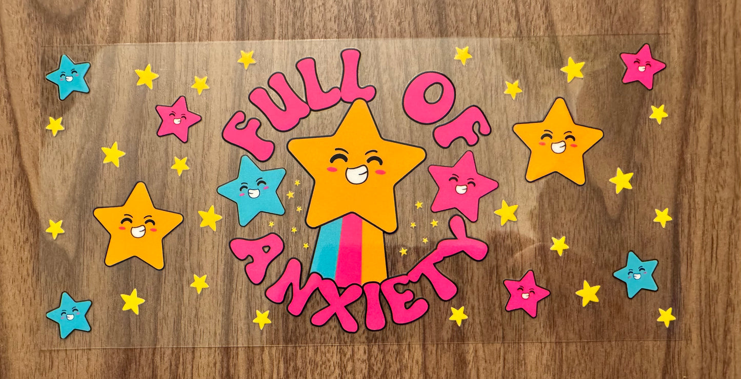 Full of Anxiety Cup Wrap