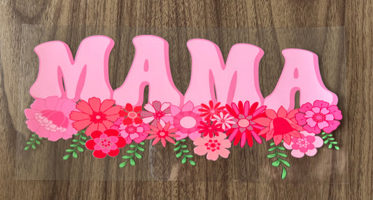Pink Flowery Mama Cup Wrap