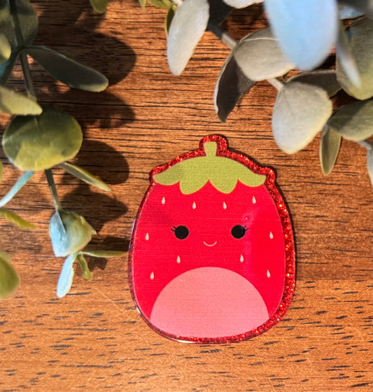 Fluffy Strawberry Acrylic
