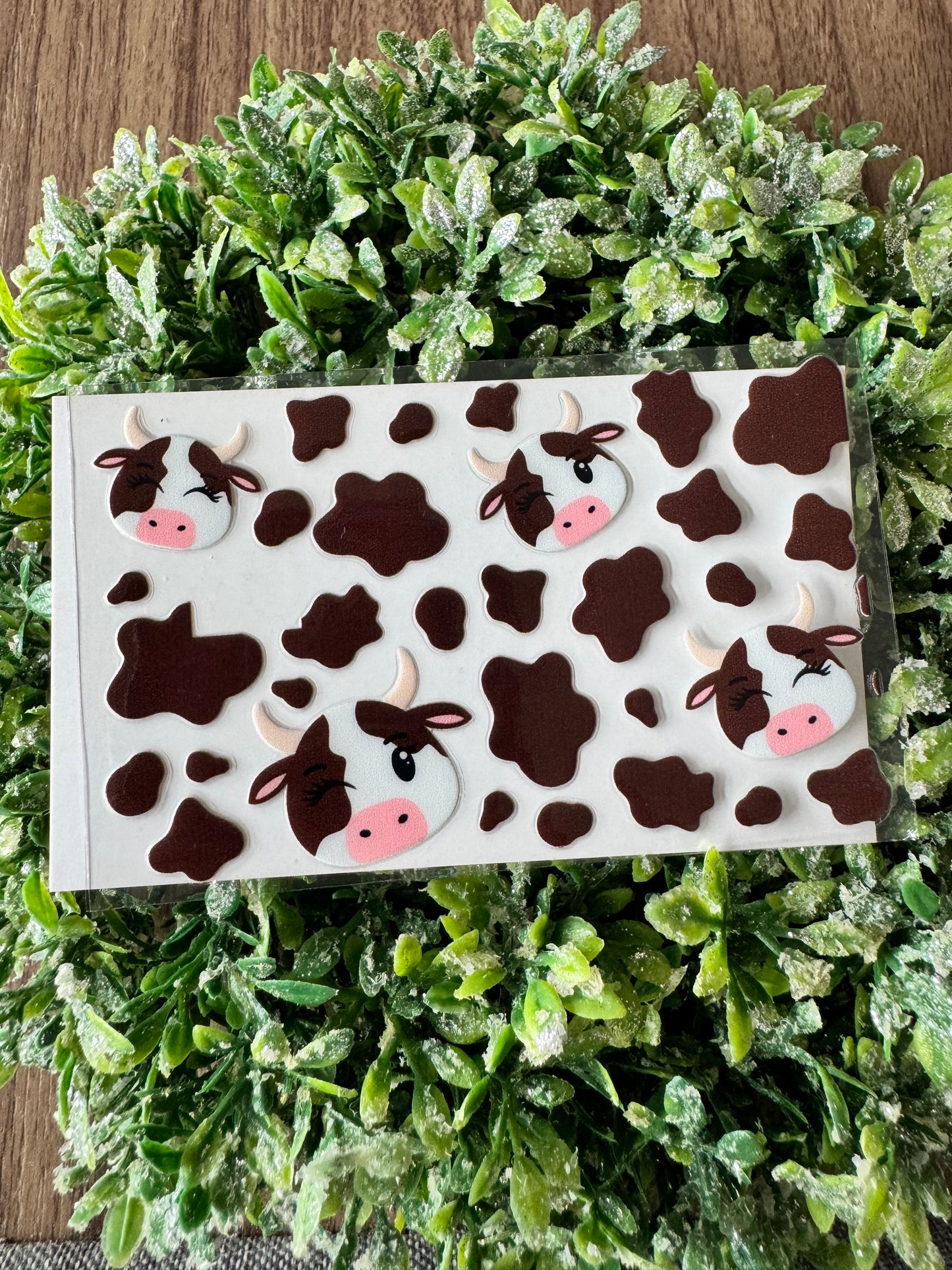 Brown Cow Card Wrap