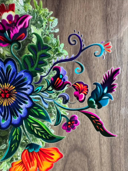 Bright Colorful Flowers Cup Wrap