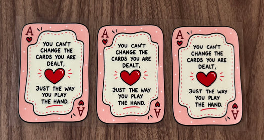 Cards You Are Dealt Cup Wrap