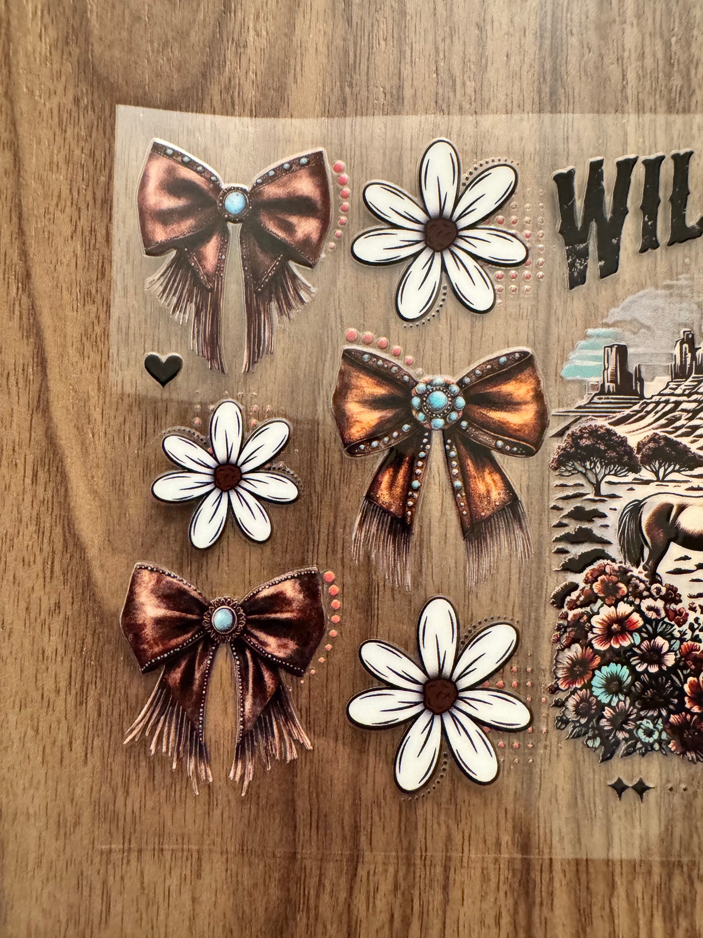 Wild Flowers & Wild Horses Cup Wrap