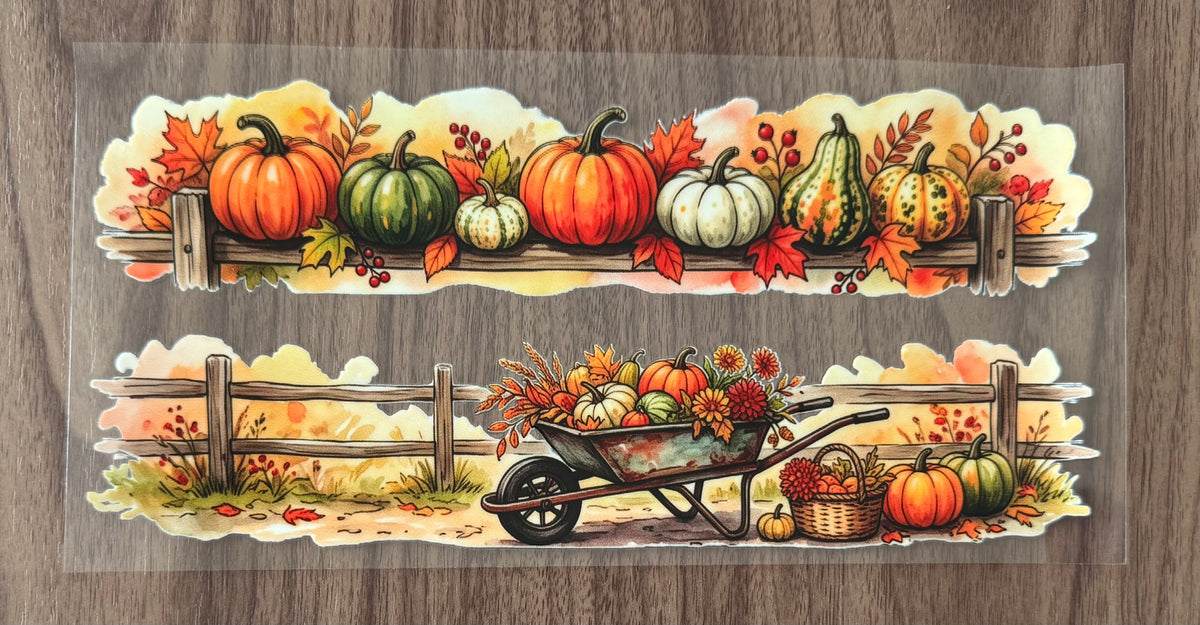 Fall Pumpkins Cup Wrap