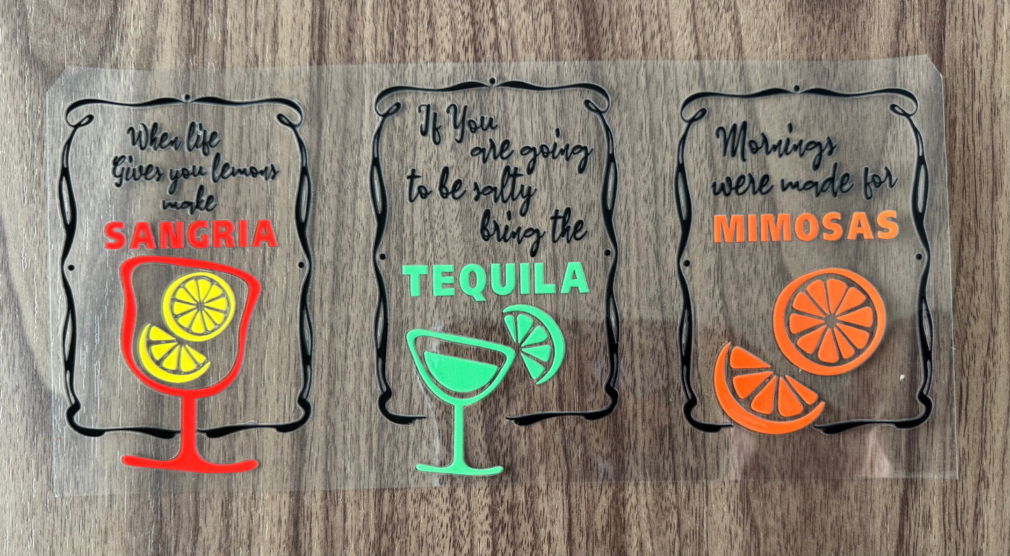 Drinking Decal Sheet