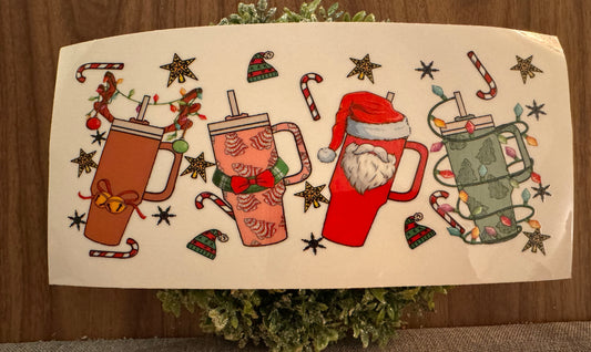 Tumbler Christmas Cup Wrap