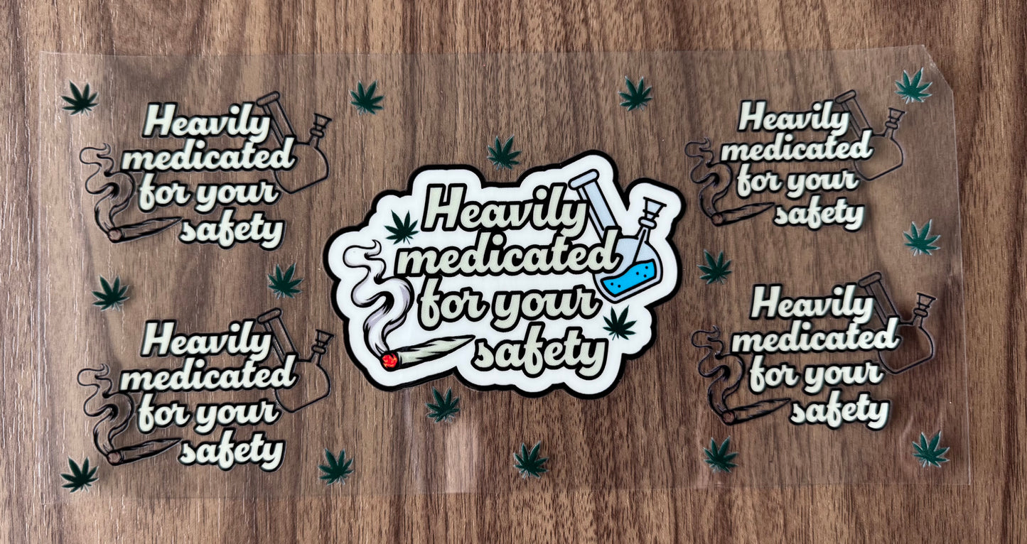 420 Medicated for Saftey Cup Wrap