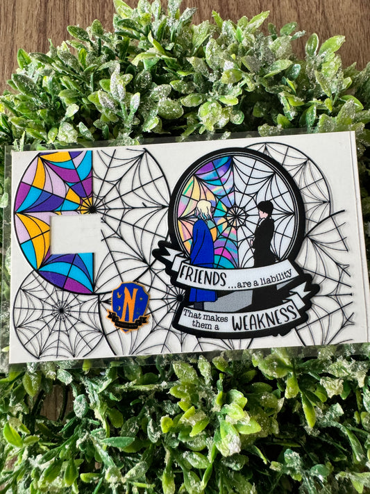 Goth Girl & Friend Card Wrap