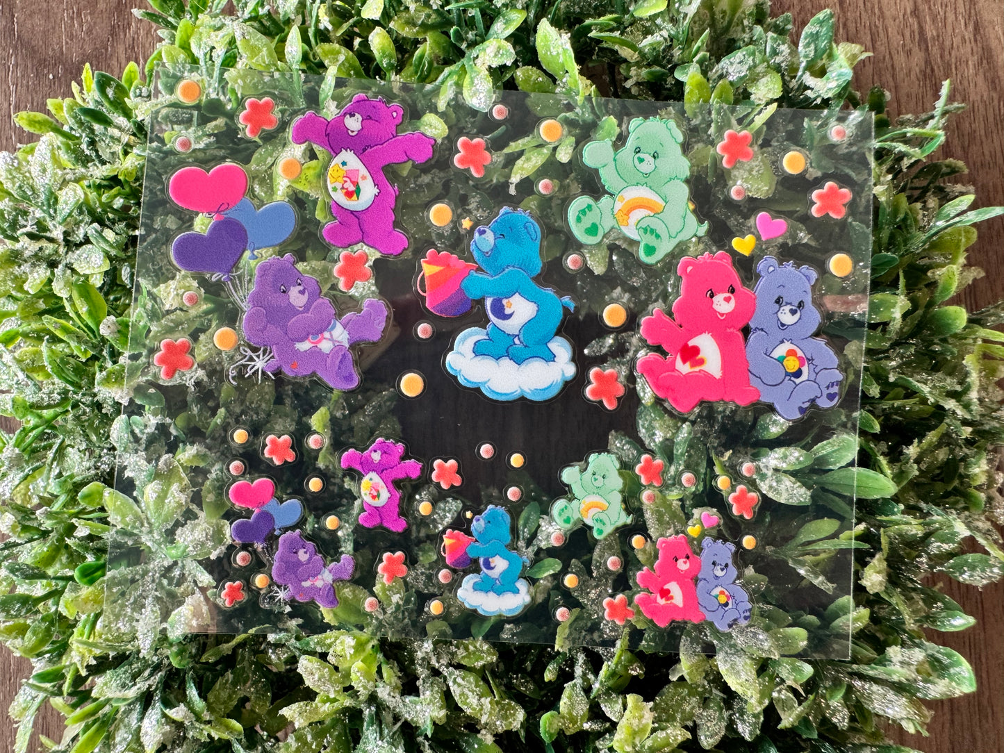 Colorful Cloud Bears Mini Wrap