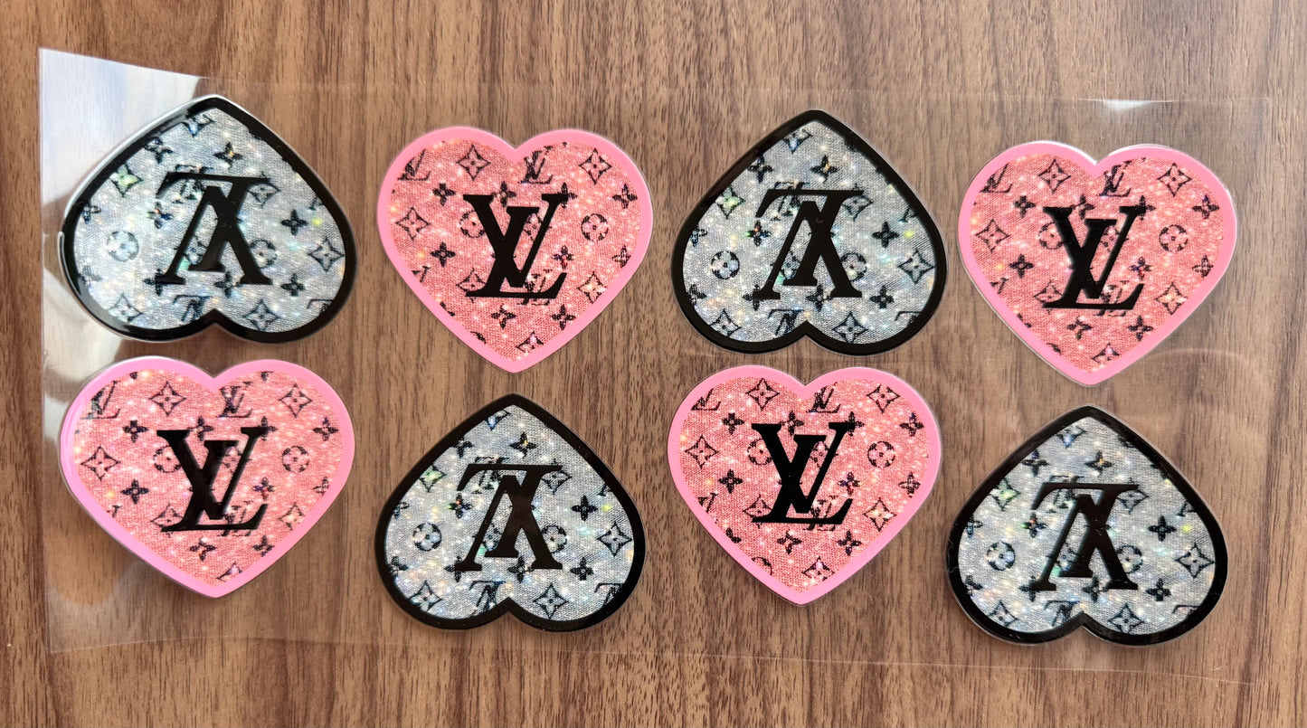 Loo Boujee Sparkly Hearts Cup Wrap