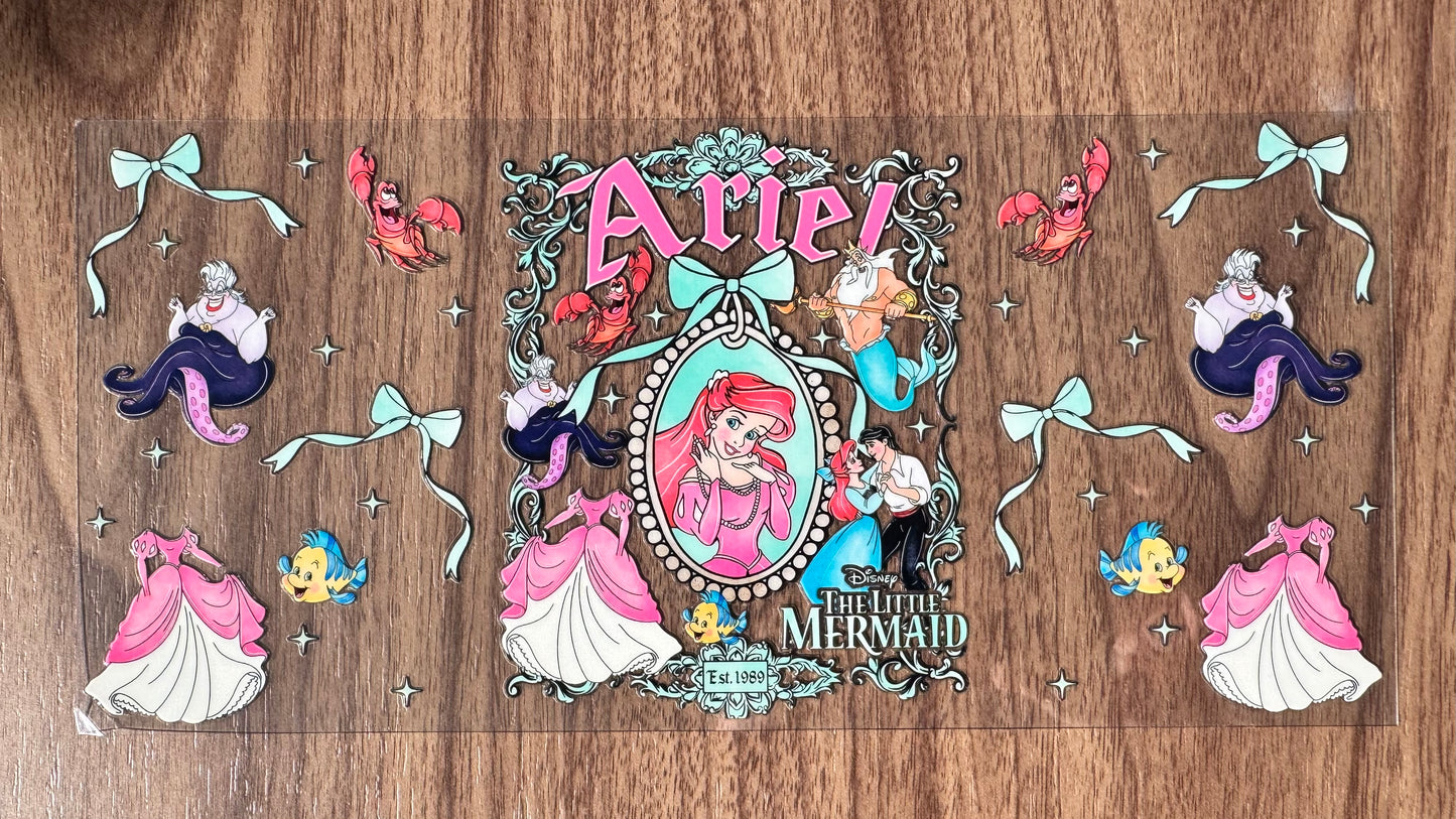 Fancy Bows Mermaid Princess Cup Wrap