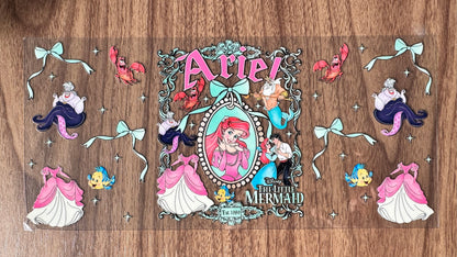 Fancy Bows Mermaid Princess Cup Wrap