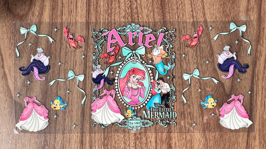 Fancy Bows Mermaid Princess Cup Wrap
