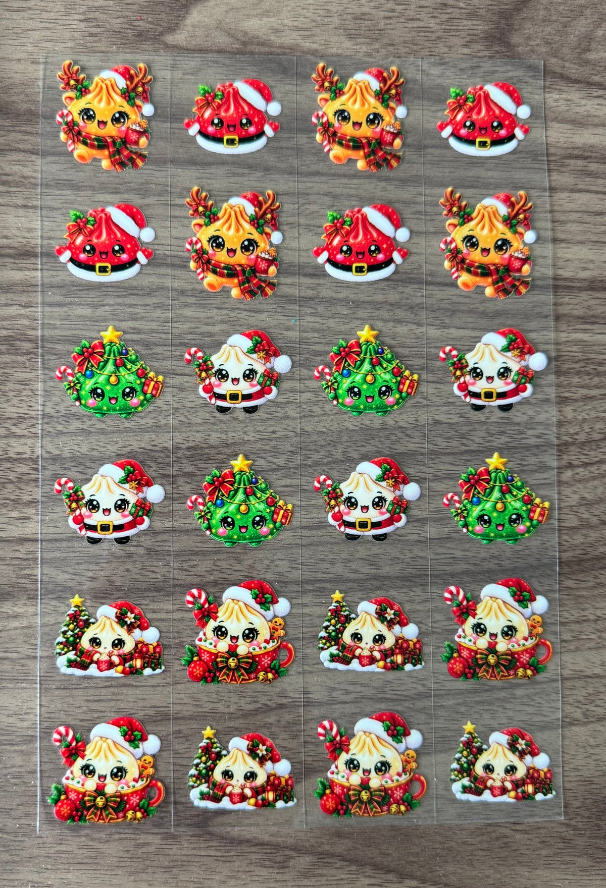 Christmas Dumplings Sheet