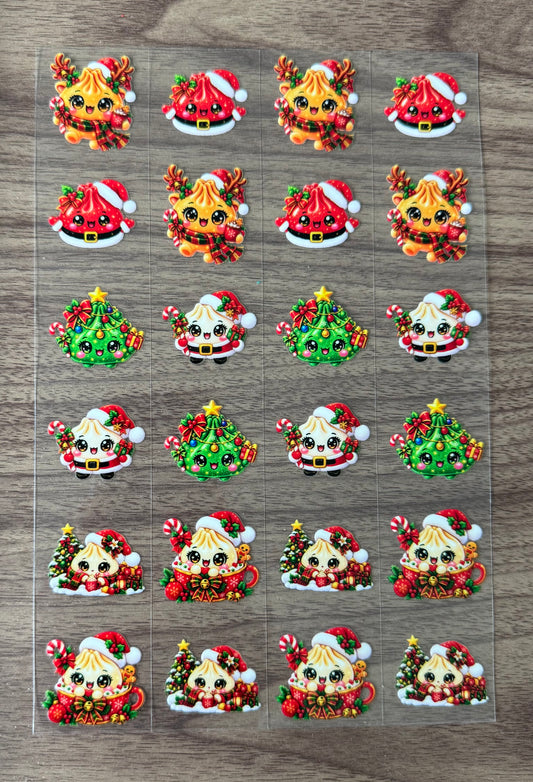 Christmas Dumplings Sheet