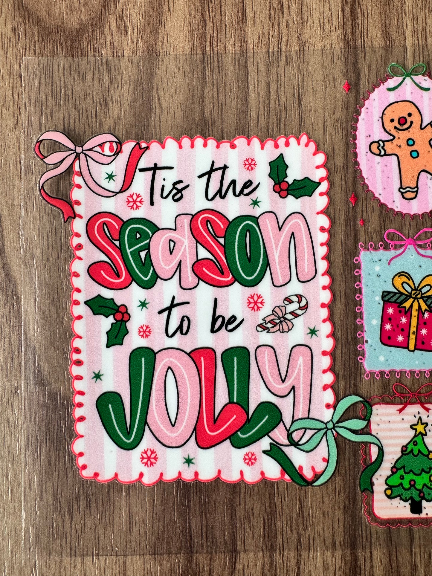 Cute Christmas Frames Cup Wrap