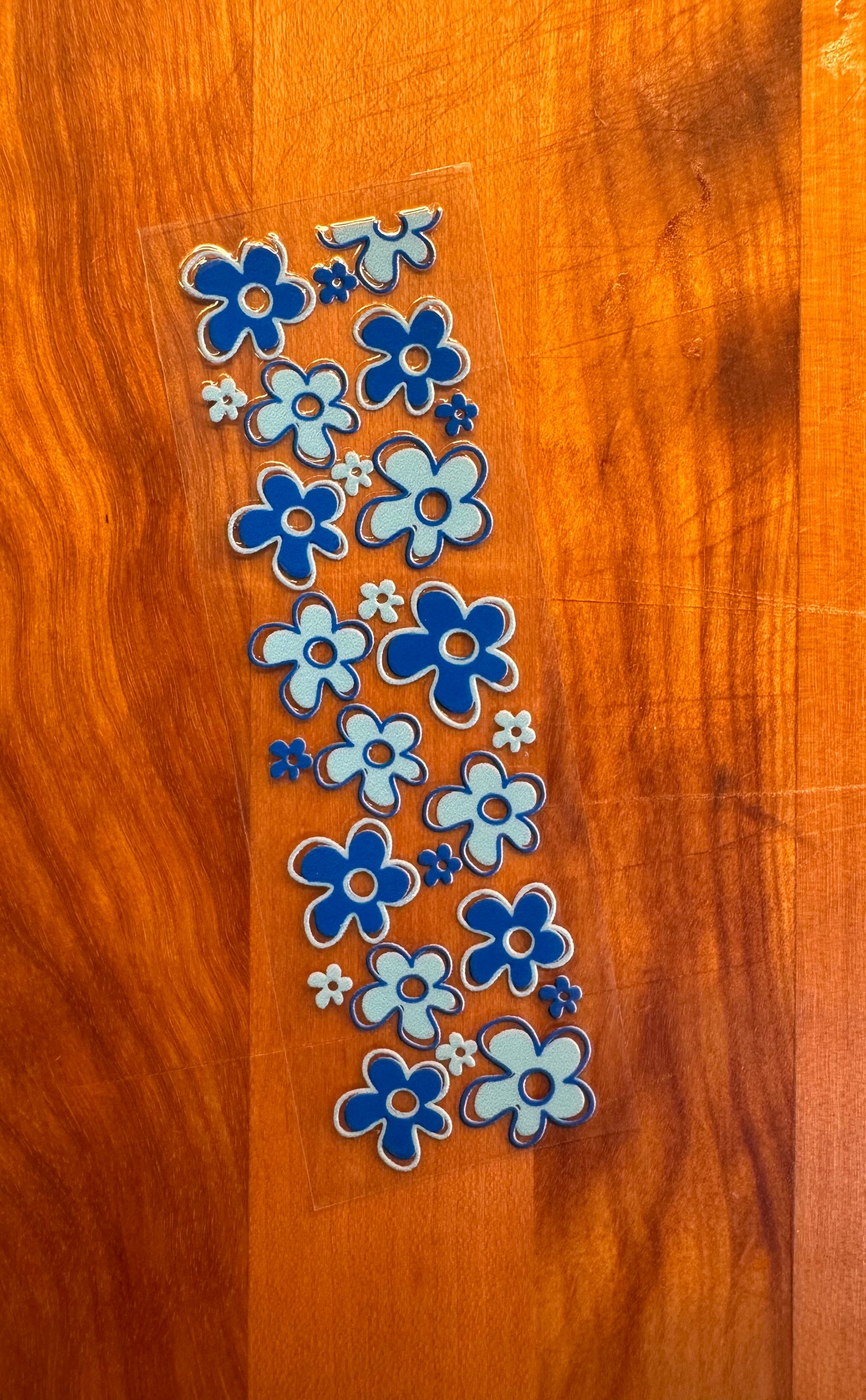 Blue Flowers Pen Wrap