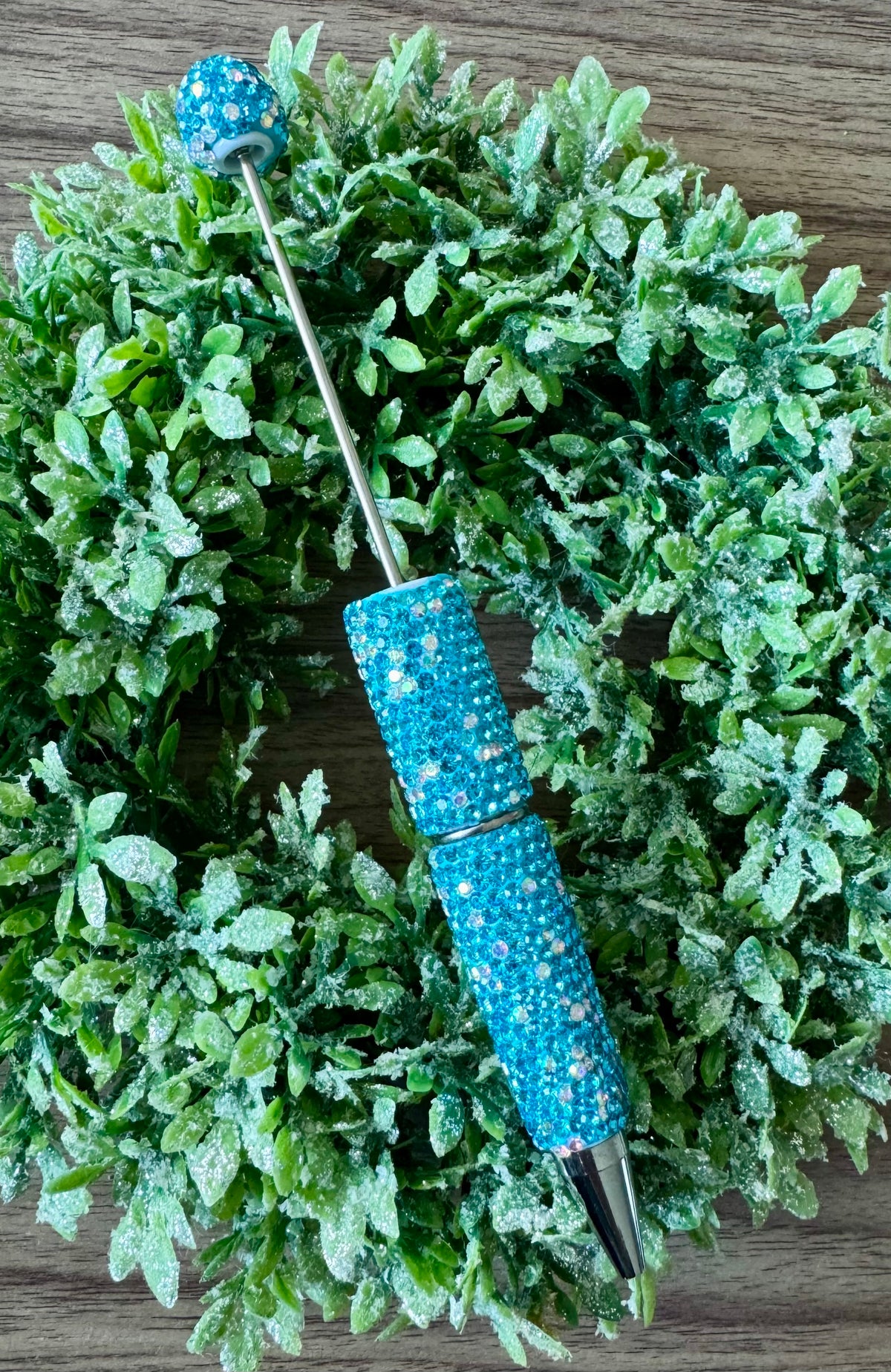Sparkly Light Blue Fancy Pen