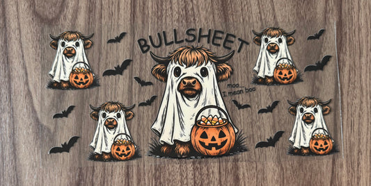 Bullsheet Halloween Cow Cup Wrap