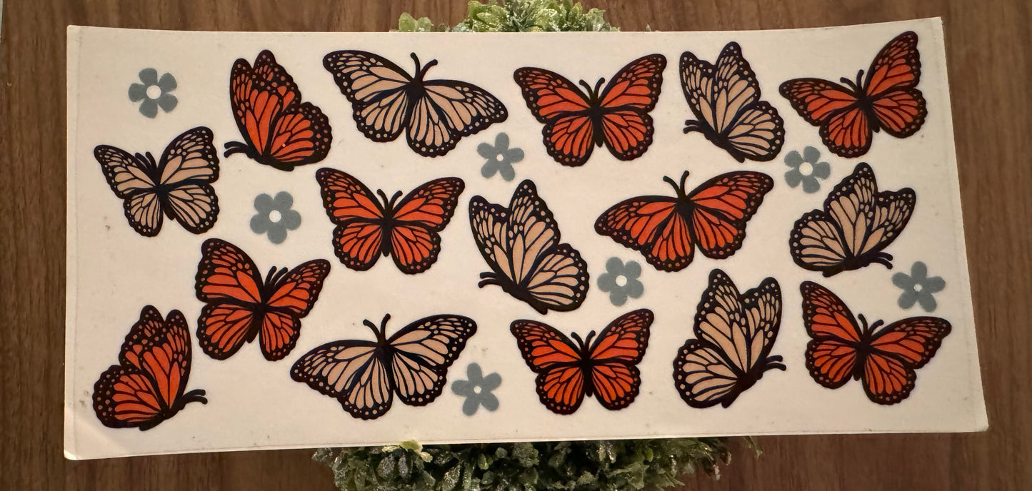 Monarch Butterfly Cup Wrap