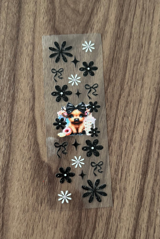 Cute Black Cow Pen Wrap