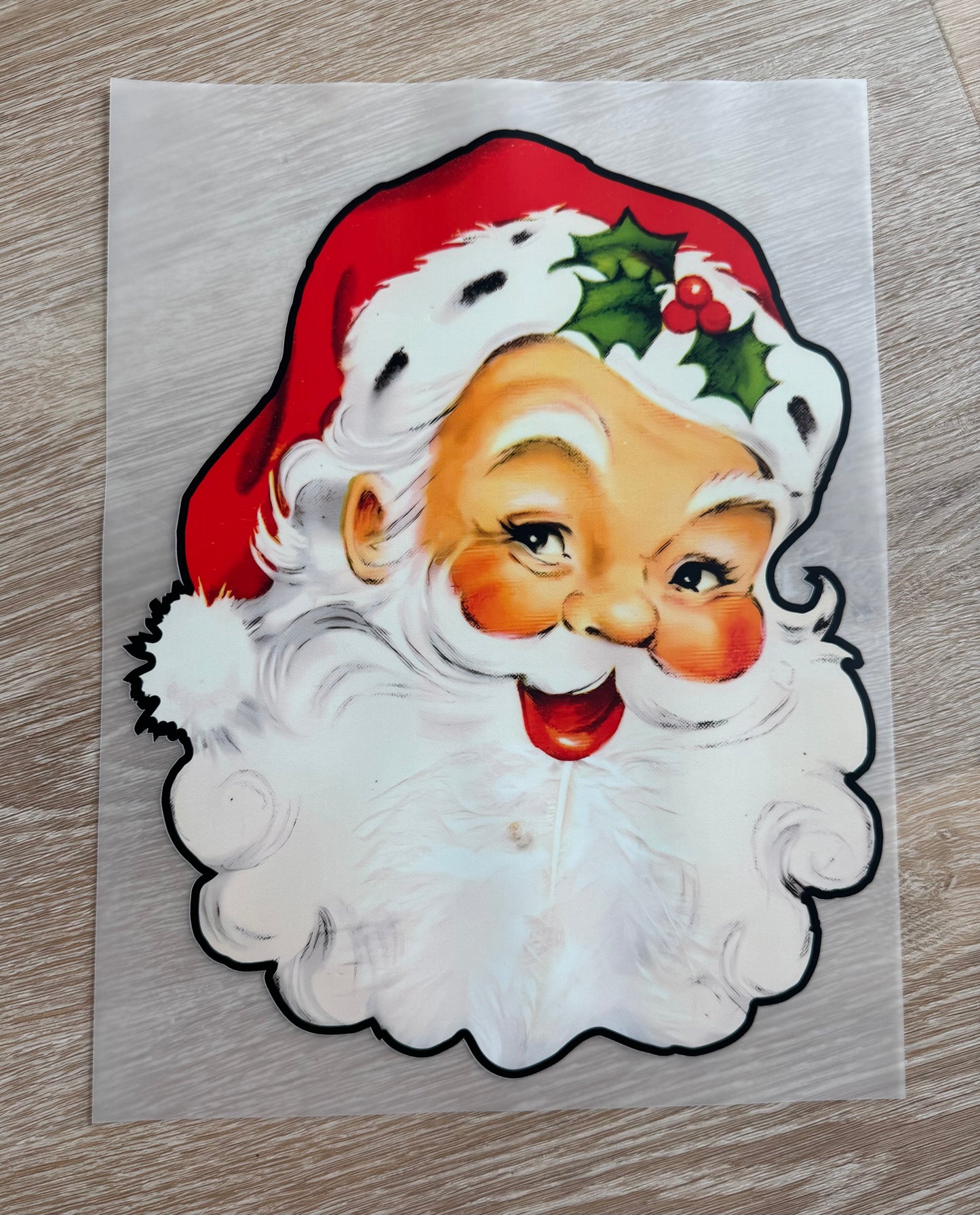 Vintage Santa Transfer