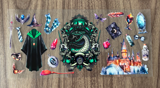 Green Wizard House Cup Wrap