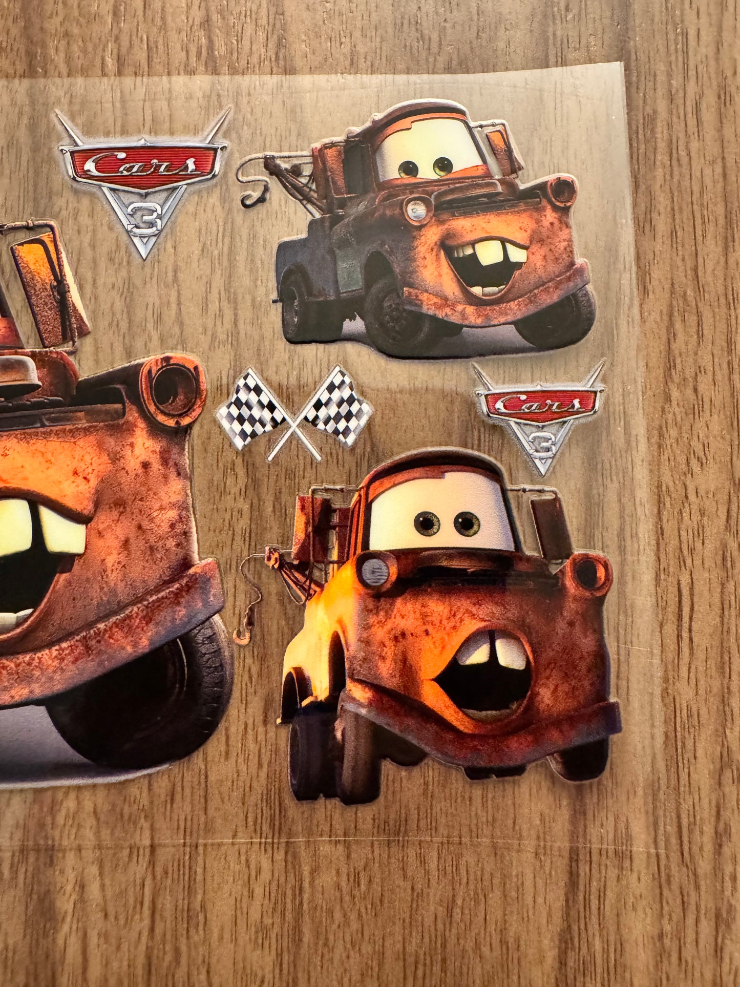 Real Brown Vehicle Cup Wrap