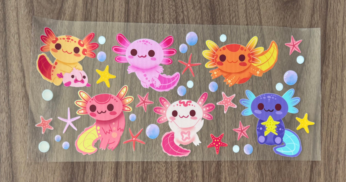 Cute Axolotls Cup Wrap