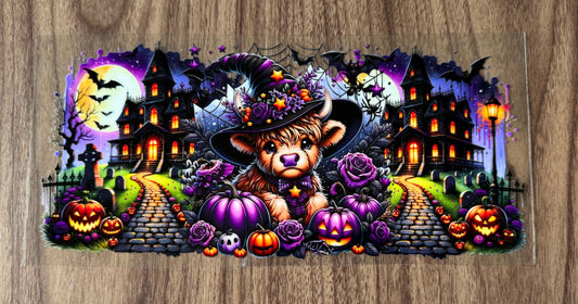 Halloween Cow Cup Wrap