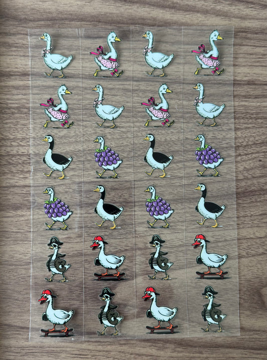 Silly Geese Design 2 Sheet