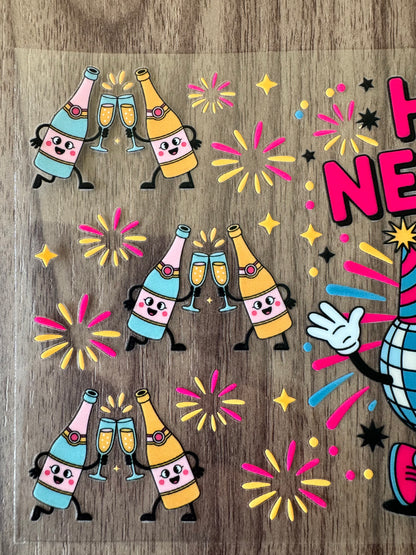 Happy New Year Cup Wrap