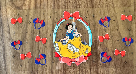 Apple Princess Bows Cup Wrap