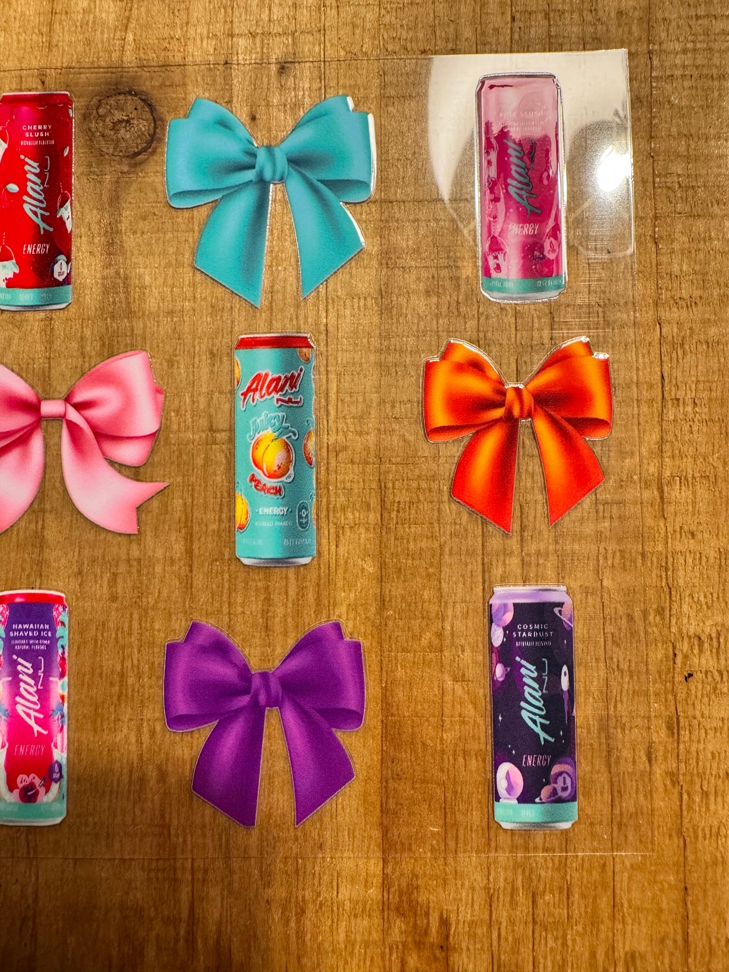 Colorful Energy Drinks Cup Wrap