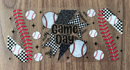 Baseball Game Day Cup Wrap