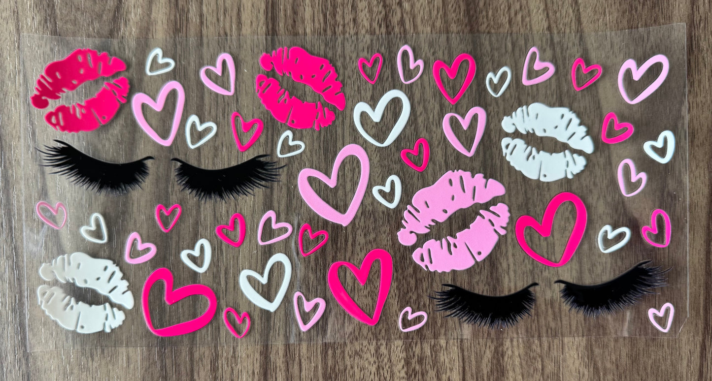 Lips & Lashes Cup Wrap