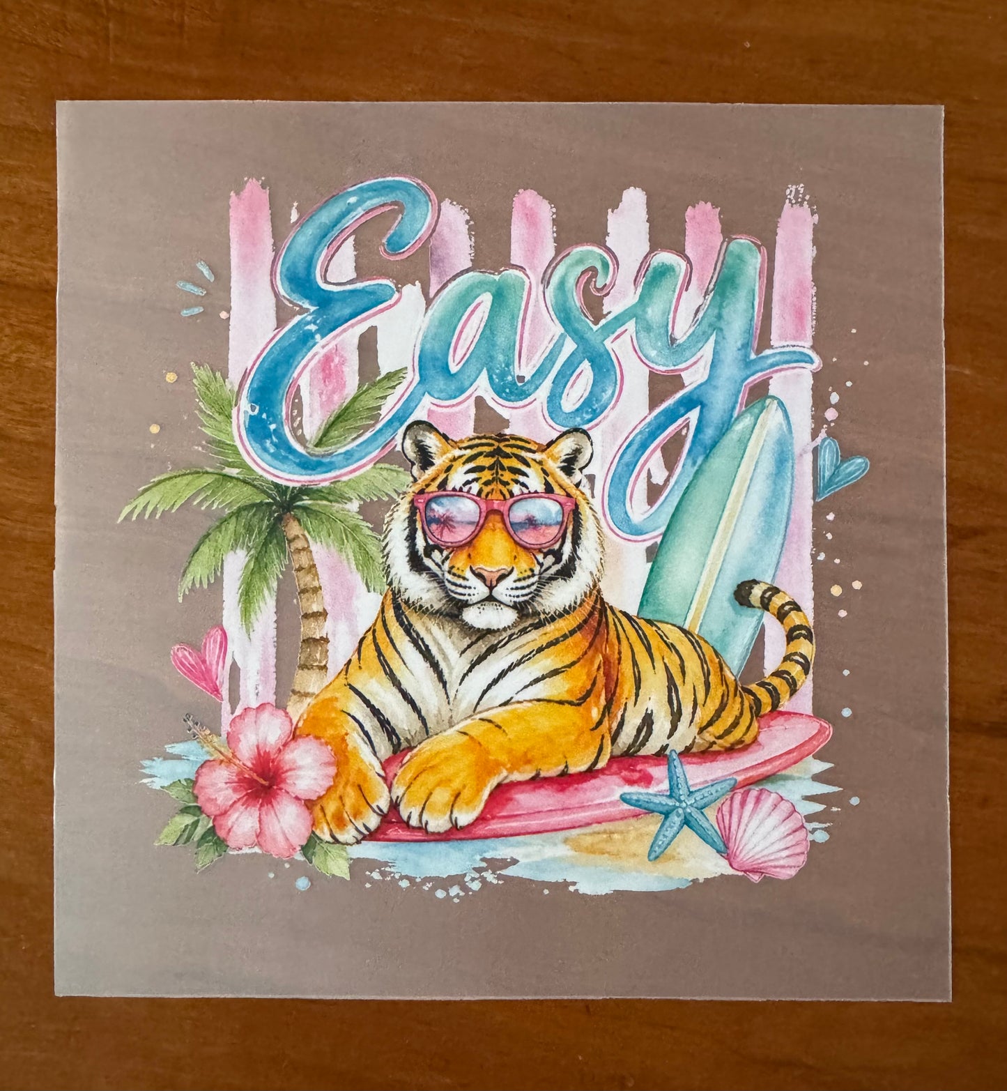 Summer Tiger Transfer