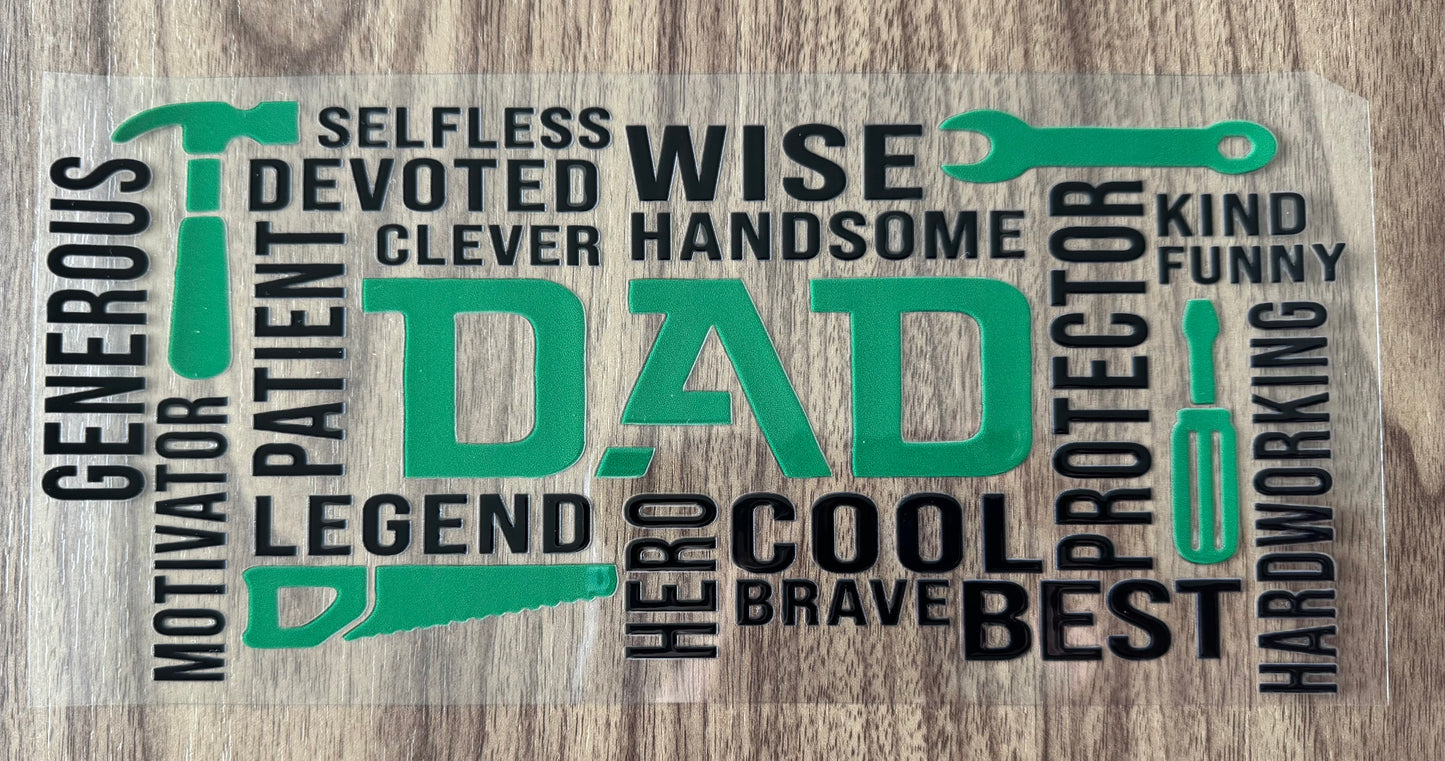 Green Dad Cup Wrap