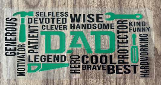 Green Dad Cup Wrap