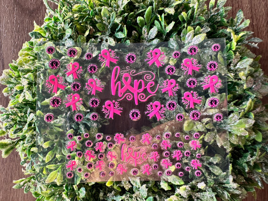 Hope Pink Awareness Mini Wrap