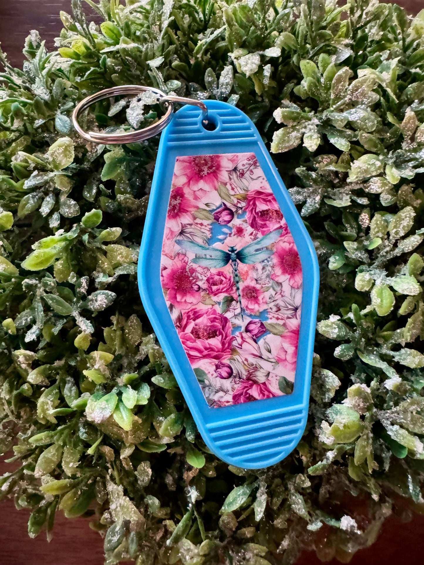 Flowery Dragonfly Keychain