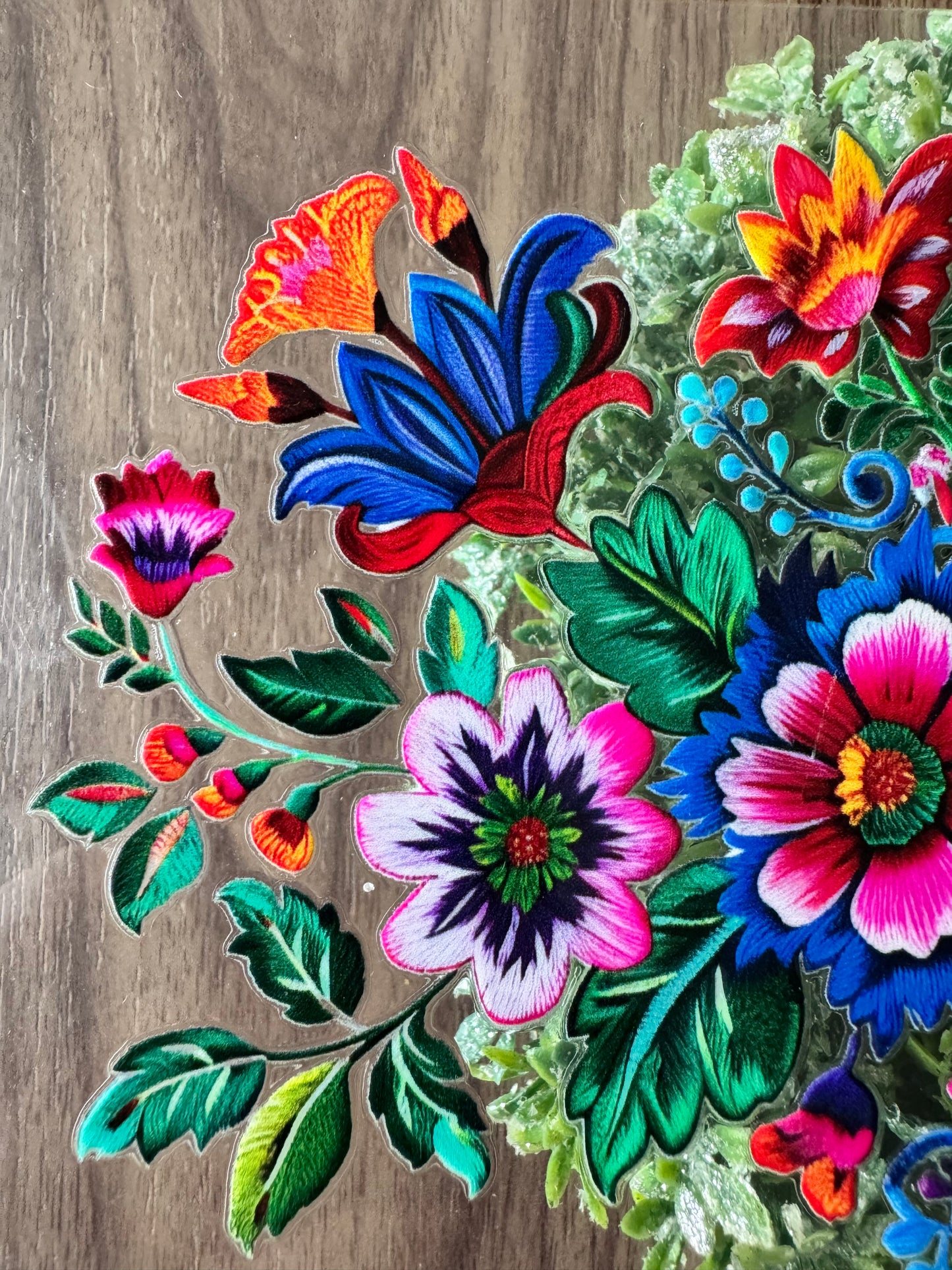 Colorful Flowers Cup Wrap